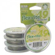 Flexrite 49strängig 0,6mm Silberfarben 9,14m