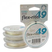 Flexrite 49strängig 0,6mm 925er Sterling Silber 3m