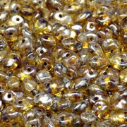 Glasperlen Superuno Beads 2,5x5mm UN0500030-43400-07 Crystal Picasso ca 22gr