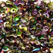 Glasperlen Superuno Beads 2,5x5mm UN0500030-95000-09 Crystal Magic Violet Green ca 22gr