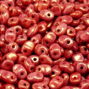 Glasperlen Superuno Beads 2,5x5mm UN0503000-14497-20 Luster Ruby ca 22gr