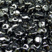 Glasperlen Superuno Beads 2,5x5mm UN0523980-14400-29 Jet Hematite ca 22gr