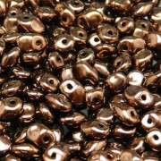 Glasperlen Superuno Beads 2,5x5mm UN0523980-14415-30 Jet Bronze ca 22gr