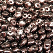 Glasperlen Superuno Beads 2,5x5mm UN0523980-14435-31 Jet Copper ca 22gr