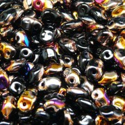Glasperlen Superuno Beads 2,5x5mm UN0523980-29500-34 Jet Sliperit ca 22gr