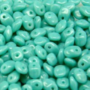 Glasperlen Superuno Beads 2,5x5mm UN0563130-44 Turquoise Green ca 22gr