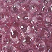 Twin Beads TWN38694 2,5x5mm Crystal Pale Pink Colorlined ca23gr.