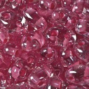 Twin Beads TWN38698 2,5x5mm Crystal Dark Rose Colorlined ca23gr.