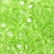 Glasschliffperlen 3mm Lime 100 Stück