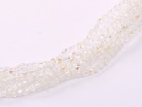 Glasschliffperlen 2mm Crystal AB beschichtet ca 150 Stück