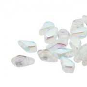 Kite Beads 9x5mm rainbow Crystal ca 10gr