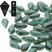 Kite Beads 9x5mm Turquoise Laser MT  Feather ca 10gr
