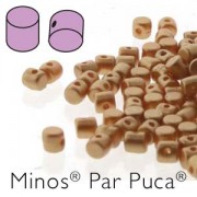 Minos par Puca ® 2,5x3mm 02010-25003 Pastel Amber ca 10 gr