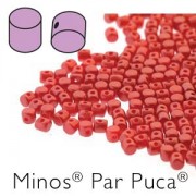 Minos par Puca ® 2,5x3mm 02010-25010 Pastel Dark Coral ca 10 gr