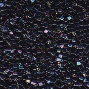 Miyuki Beads Sharp Triangle Beads 2,5mm 0455 metallic rainbow Green Blue Violet 13 Gr.