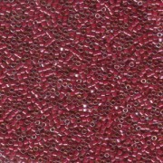 Miyuki Delica Beads 1,6mm DB0283 lined Amber Cranberry 5gr