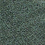 Miyuki Delica Beads 1,6mm DB0373 metallic matte Dark Sage Green 5gr