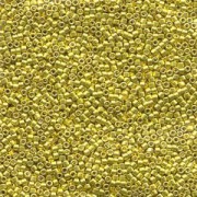 Miyuki Delica Beads 1,6mm DB0424 dyed galvanized Dark Yellow 5gr