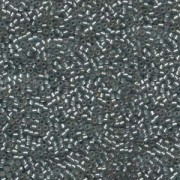 Miyuki Delica Beads 1,6mm DB0697 Silverlined semimatt Grey 5gr