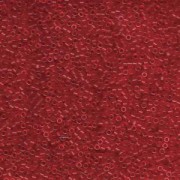 Miyuki Delica Beads 1,6mm DB0774 Transparent Dyed matt Red 5gr