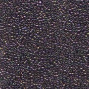 Miyuki Delica Beads 1,6mm DB0128 transparent luster rainbow Bronzy Violet 5gr