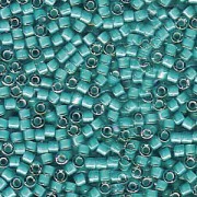 Miyuki Delica Beads 1,6mm DB1782 White Lined Teal AB 5gr