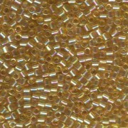Miyuki Delica Beads 3mm DBL0100 transparent rainbow Light Amber ca 6,8 Gr.