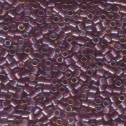 Miyuki Delica Beads 3mm DBL0173 transparent rainbow Lilac ca 6,8 Gr.