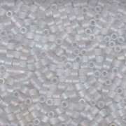Miyuki Delica Beads 3mm DBL0851 transparent rainbow matte Crystal ca 6,8 Gr.