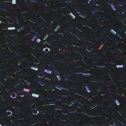 Miyuki Delica Beads Cut 3mm DBLC0002 metallic rainbow Midnight Blue ca 6,8 Gr.