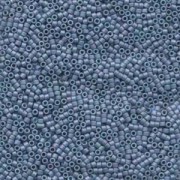 Miyuki Delica Beads 2,2mm DBM0376 metallic matte Denim Blue 7,2 Gr.