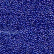 Miyuki Delica Beads 2,2mm DBM0880 opaque matte rainbow Dark Blue 7,2 Gr.
