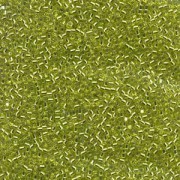Miyuki Delica Beads 1,3mm DBS0147 transparent silverlined Chartreuse 5gr
