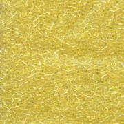 Miyuki Delica Beads 1,3mm DBS0171 transparent rainbow Yellow 5gr