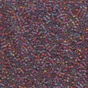 Miyuki Delica Beads 1,3mm DBS0853 transparent rainbow matte Light Brown 5gr