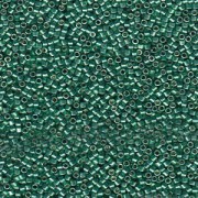 Miyuki Delica Beads 1,6mm DB1844 Duracoat galvanized Dark Mint Green ca 7,2 Gr.