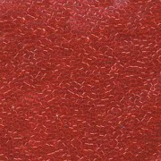 Miyuki Delica Beads 1,6mm DB0704 transparent Orangish Red 5gr