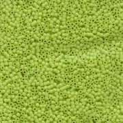 Miyuki Delica Beads 1,6mm DB0763 opaque matt Lime Green 5gr