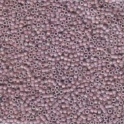 Miyuki Delica Beads 1,6mm DB0875 opaque rainbow matt dusky Lavender 5gr