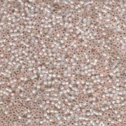 Miyuki Delica Beads 1,6mm DB1452 silverlined pale Peach Opal Mix 5gr