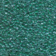 Miyuki Dreieck Beads, Triangle Beads 2,5mm 1142 colorlined Green 13gr