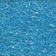 Miyuki Dreieck Beads, Triangle Beads 2,5mm 1155 transparent rainbow Blue Topaz 13gr