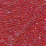 Miyuki Dreieck Beads, Triangle Beads 2,5mm 1158 transparent rainbowBerry Red 13gr