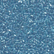 Miyuki Dreieck Beads, Triangle Beads 2,5mm 1803 transparent silverlined Blue Topaz 13gr