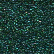 Miyuki Dreieck Beads, Triangle Beads 2,5mm 1812 colorlined Medium Green Dark Green 13gr