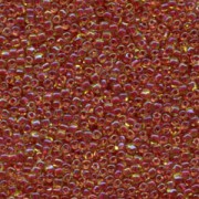 Miyuki Dreieck Beads, Triangle Beads 2,5mm 1820 colorlined Peridot Red 13gr