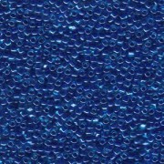 Miyuki Dreieck Beads, Triangle Beads 2,5mm 1828 colorlined Light Blue Dark Blue 13gr