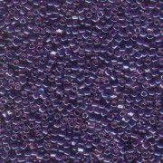 Miyuki Dreieck Beads, Triangle Beads 2,5mm 1835 colorlined Light Purple Dark Purple 13gr