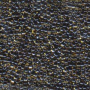 Miyuki Dreieck Beads, Triangle Beads 2,5mm 1840 colorlined Gold Black 13gr