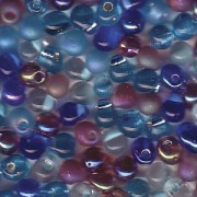 Miyuki Drop Beads 3,4mm Mix11 Caribbean Blue ca 25gr.